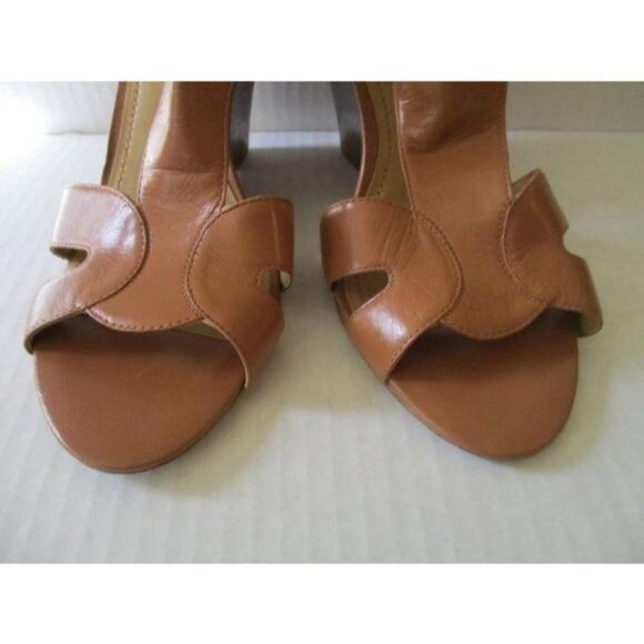 *Nine West Camel Gladiator Style Zip Back Sandals - Picture 2 of 6